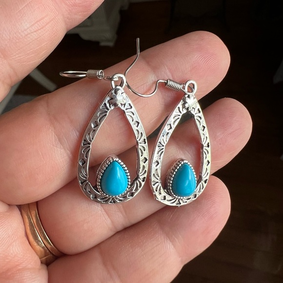TURQUOISE WOMEN’S EARRINGS - Picture 6 of 8